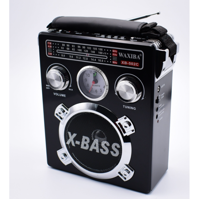 Radio XB 502C ROTOSONIC USB SD TF MP3 PLAYER Lanterna si Ceas