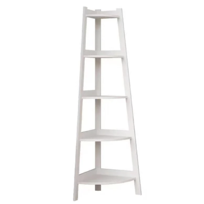 Raft de Colt din PVC cu 5 etajere pentru camera baie sau bucatarie 106x30x30cm Alb