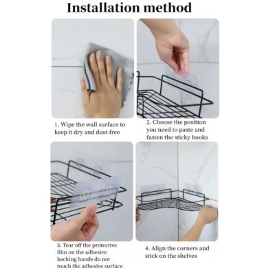 Raft de colt pentru baie 