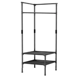 Raft de colt pentru haine negru