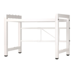 Raft extensibil pentru bucatarie polita ajustabila pe inaltime ALB