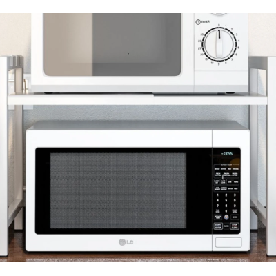 Raft extensibil pentru bucatarie polita ajustabila pe inaltime ALB