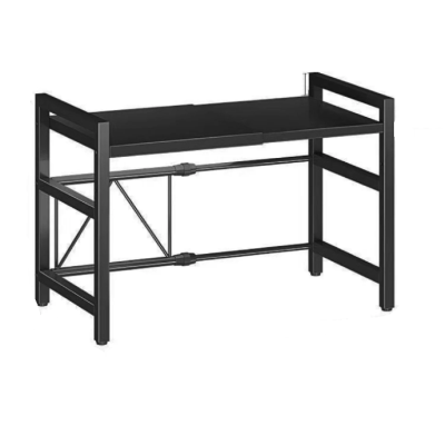 Raft extensibil pentru bucatarie polita ajustabila pe inaltime NEGRU