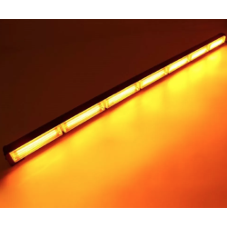 Rampa avertizare galbena 6 CASETE LED COB 126W 12-24V 