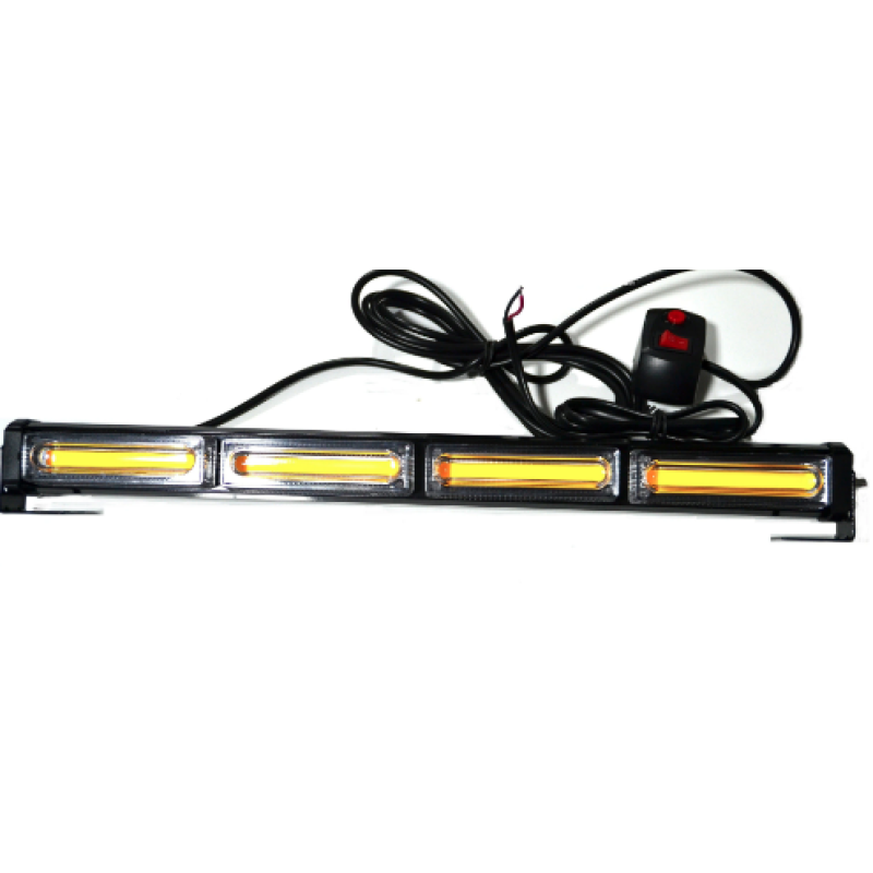 Rampa avertizare luminoasa 4 Led COB 12/24v 59CM