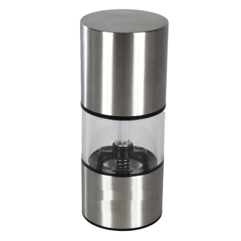 Rasnita manuala pentru condimente inox d 5.3 cm h 12.5 cm