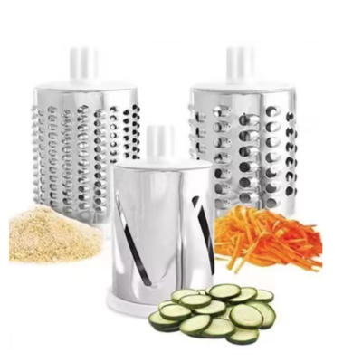 Razatoare cu manivela si 3 accesorii de ras Verde/Alb 11 x 6 x 23 cm