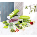 Razatoare multifunctionala cu 11 piese pentru fructe si legume