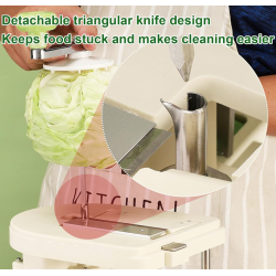 Razatoare pentru varza manuala cu manivela si 3 lame