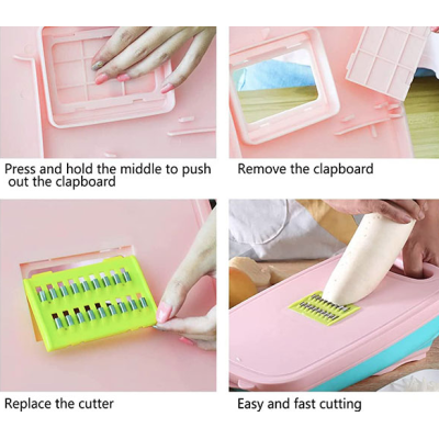 Razatoare pliabila cu accesorii tip caserola