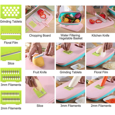 Razatoare pliabila cu accesorii tip caserola