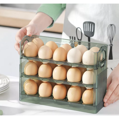 Recipient pe 3 nivele pentru depozitare oua