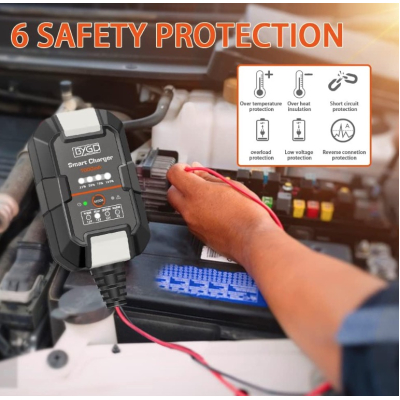 Redresor Baterie DP077 Incarcator Digital Cu Display Pentru Masina Si Motocicleta 12V