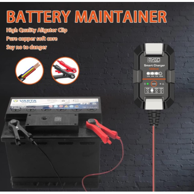 Redresor Baterie DP077 Incarcator Digital Cu Display Pentru Masina Si Motocicleta 12V