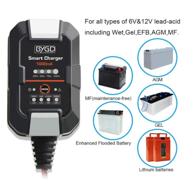 Redresor Baterie DP077 Incarcator Digital Cu Display Pentru Masina Si Motocicleta 12V