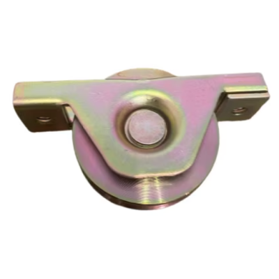 Roata poarta culisanta ingusta diametru 50mm cu sina tip teava