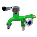 Robinet de apa cu dubla iesire de 1/2 inch interfata universala