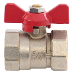 Robinet trecere apa calda din alama 3/4