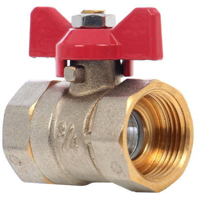 Robinet trecere apa calda din alama 3/4