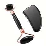 Rola masaj cu piatra neagra pentru fata FLFWLASS Jade