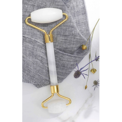 Rola masaj facial doua capete cu piatra ALBA