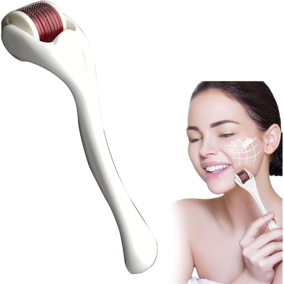 Rola masaj facial MESOROLLER 540ace 1mm  Alb