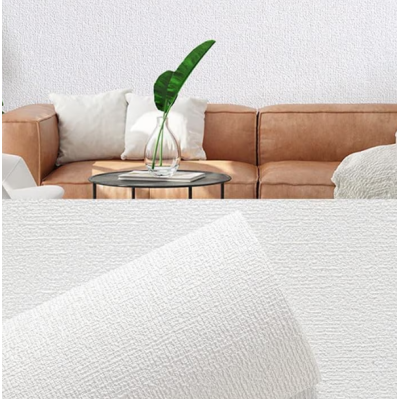 Rola Tapet 3D Autoadeziv model relief ALB 280 x 50 cm moale la atingere usor de montat