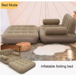 Saltea de dormit gonflabila cu spatar canapea extensibila pentru o singura persoana
