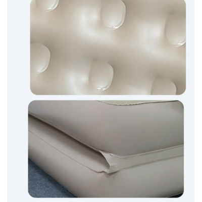 Saltea de dormit gonflabila cu spatar canapea extensibila pentru o singura persoana