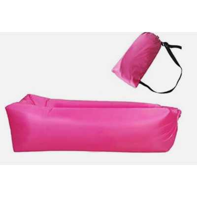 Saltea gonflabila tip sezlong Lazybag material rezistent umflare fara pompa pentru plaja/picnic/camping rucsac de depozitare