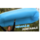 Saltea gonflabila tip sezlong Lazybag material rezistent umflare fara pompa pentru plaja/picnic/camping rucsac de depozitare