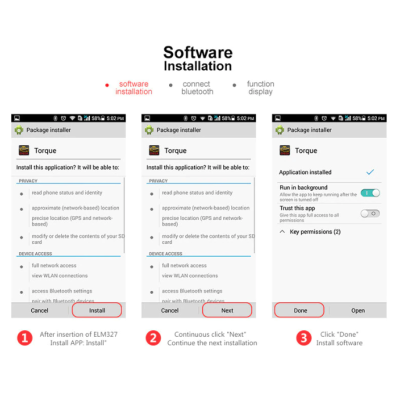 Scanner auto OBD2 MINI ELM327 V1.5 Bluetooth