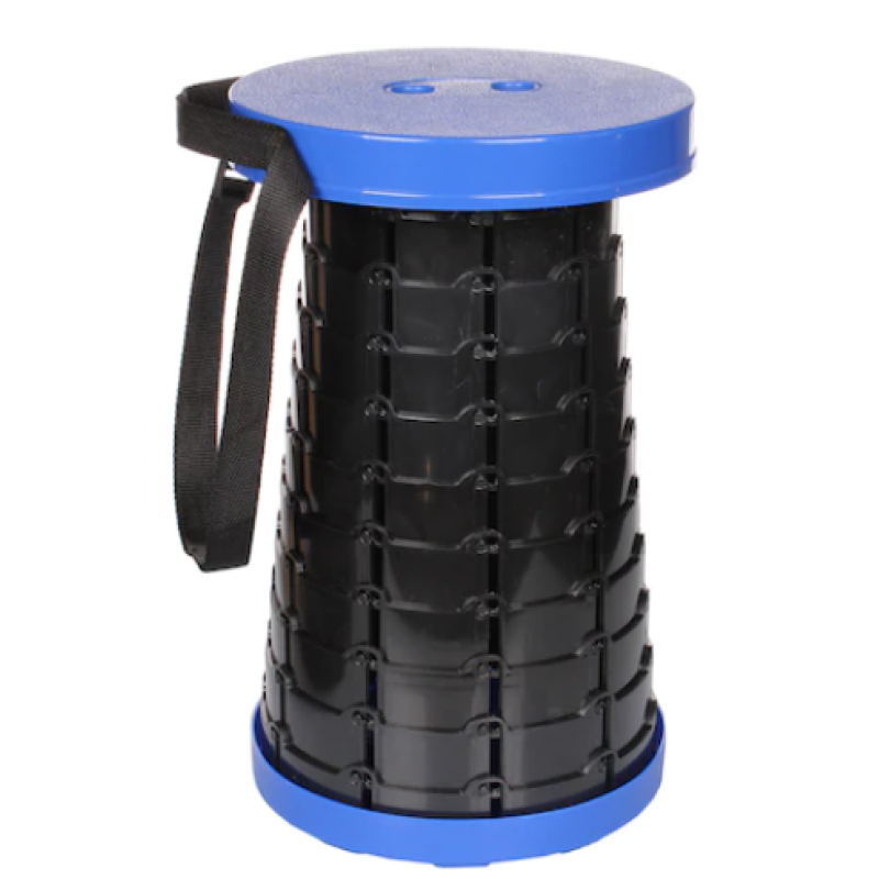 Scaun retractabil cu pliere telescopica pentru camping