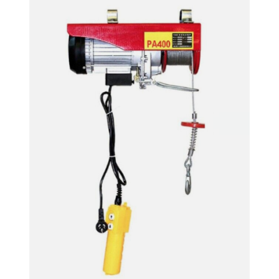 Scripete pentru troliu electric PA400 de 70/300 kg franghie de ridicare 20 m