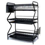 Scurgator de vase metalic premium cu 3 niveluri