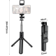Selfie Stick cu Telecomanda si Lumina LED 67cm S03 S