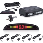 Senzori de parcare universali cu avertizare sonora si pe display negru 22mm