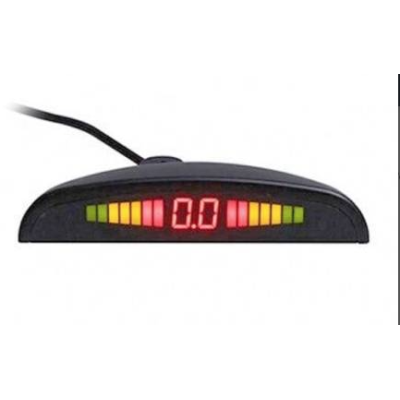 Senzori de parcare universali cu avertizare sonora si pe display negru 22mm