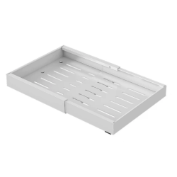 Sertar extensibil din metal 31 50 cm x 42 cm x 6 cm alb