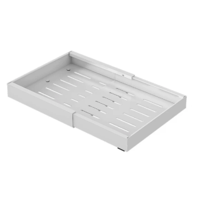 Sertar extensibil din metal 31 50 cm x 42 cm x 6 cm alb