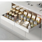 Sertar extensibil din metal 31 50 cm x 42 cm x 6 cm alb