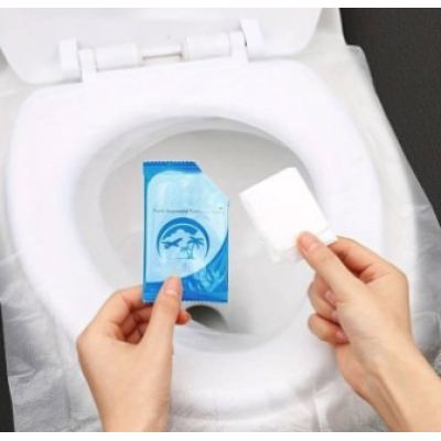 Set 100 protectii igienice pentru colac de toaleta