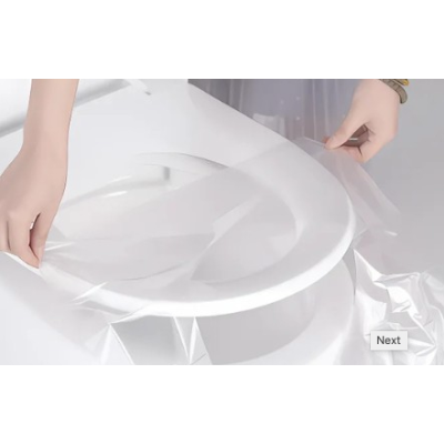 Set 100 protectii igienice pentru colac de toaleta