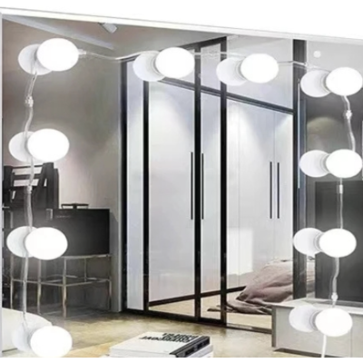 Set 10 Becuri LED pentru Oglinda de Machiaj cu 3 Moduri de Iluminare