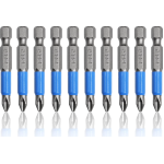 Set 10 Biti 50mm - Biti Surubelnita Magnetici S2 PH2