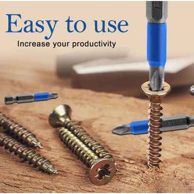 Set 10 Biti 50mm - Biti Surubelnita Magnetici S2 PH2