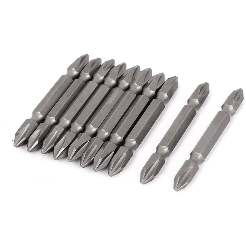 Set 10 Biti de impact cu 2 capete 65mm prindere 1/4 hexagonal 65mm Xph2