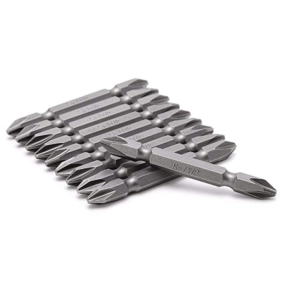 Set 10 Biti de impact cu 2 capete 65mm prindere 1/4 hexagonal 65mm Xph2