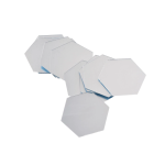 Set 10 Oglinzi Design Hexagon MARI 20x20 - Oglinzi Decorative Acrilice Cristal - Diamant - Fagure 10 bucati/set