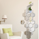 Set 10 Oglinzi Design Hexagon MARI 20x20 - Oglinzi Decorative Acrilice Cristal - Diamant - Fagure 10 bucati/set